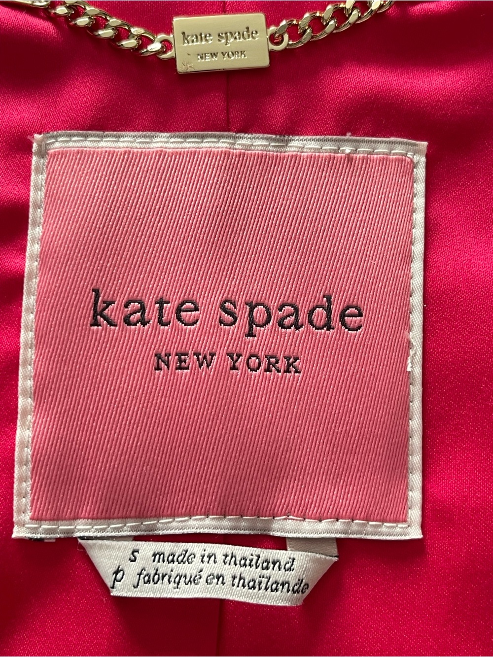 Kate Spade Fuchsia Belted
Trench Coat - Picture 6 of 16